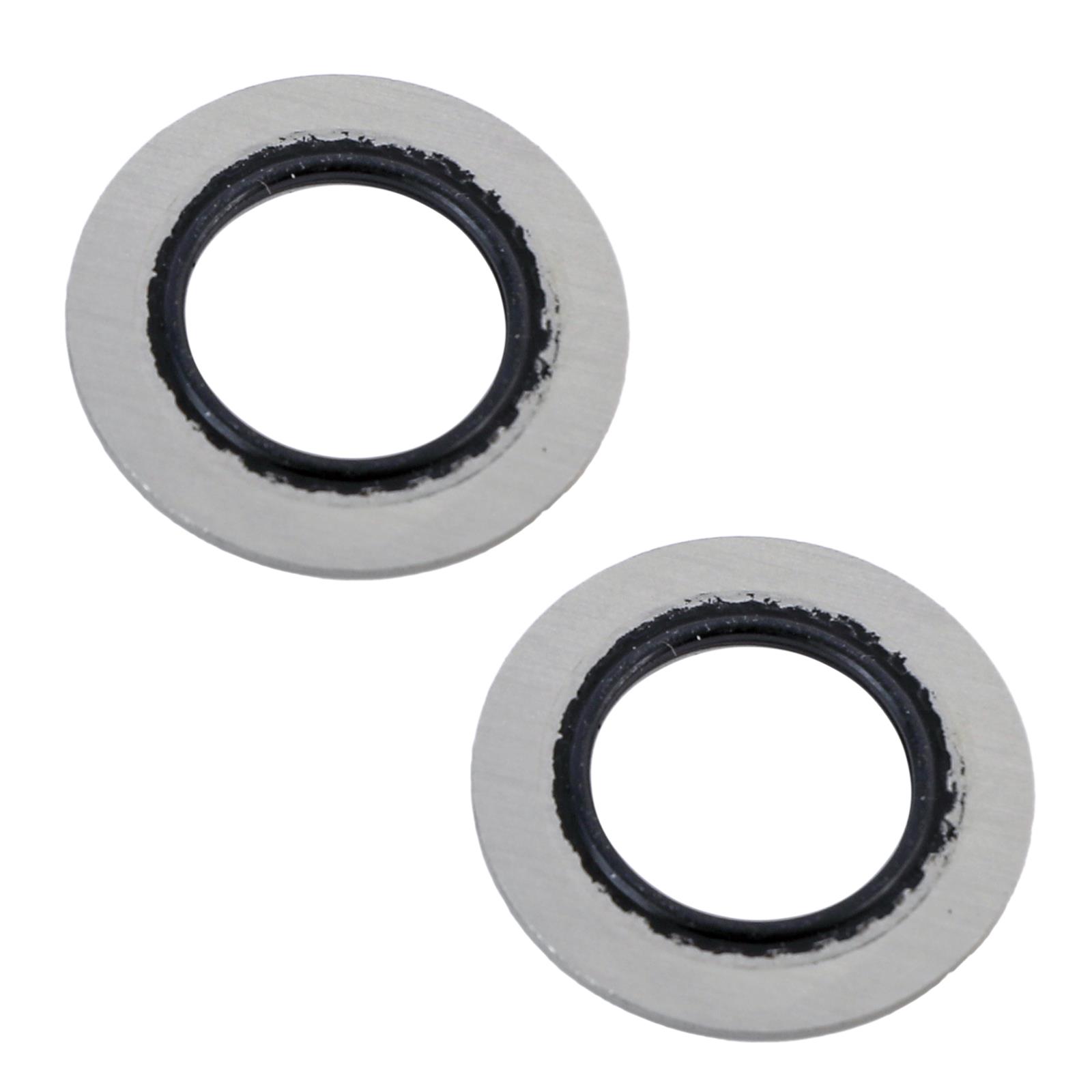 Earl's Performance Stat-O-Seals 178014ERL Washers, Stat-O-Seal, -10 AN, Aluminum with O-Ring, Pair