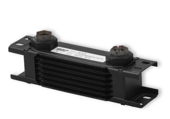 Earl's Performance UltraPro Oil Coolers 207ERL Fluid Coolers, Coolers, Plate, 7-row, Aluminum, Black, 2.00 in. x 8.25 in. x 2.09 in., -10 AN O-ring Inlet/Outlet, Female O-ring, Each thumbnail 4