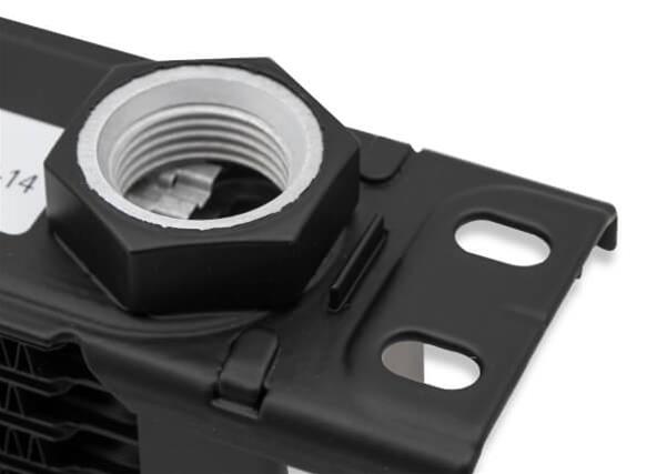 Earl's Performance UltraPro Oil Coolers 207ERL Fluid Coolers, Coolers, Plate, 7-row, Aluminum, Black, 2.00 in. x 8.25 in. x 2.09 in., -10 AN O-ring Inlet/Outlet, Female O-ring, Each thumbnail 3