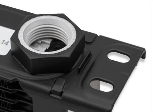 Earl's Performance UltraPro Oil Coolers 210ERL Fluid Coolers, UltraPro, 10-Row, Stacked Plate, 3.00 in. Height, Aluminum, Black, -10 AN O-Ring Female Ports, Oil, Transmission, Differential, Each thumbnail 4