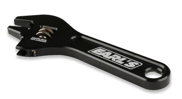 Earl's Performance AN Adjustable Wrenches 230350ERL Wrench, Adjustable, Aluminum, Black Anodized, 5.500 oz., -3 to --8 AN, Each thumbnail 3