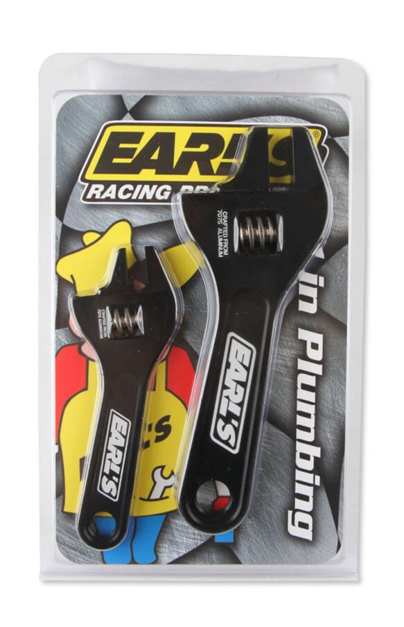 Earl's Performance AN Adjustable Wrenches 230351ERL Wrench, Adjustable, Aluminum, Black Anodized, 5.500 oz., -3 to --8 AN, 7.200 oz., -3 to -12 AN, Pair thumbnail 2