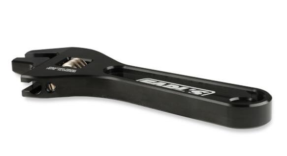 Earl's Performance AN Adjustable Wrenches 230351ERL Wrench, Adjustable, Aluminum, Black Anodized, 5.500 oz., -3 to --8 AN, 7.200 oz., -3 to -12 AN, Pair thumbnail 5