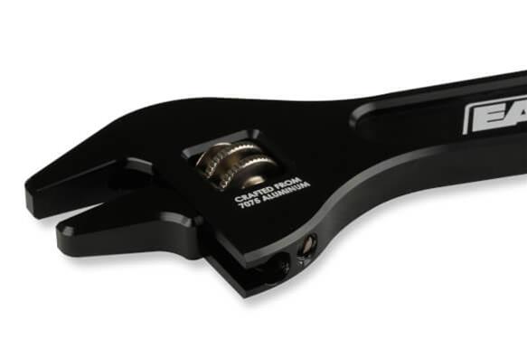Earl's Performance AN Adjustable Wrenches 230351ERL Wrench, Adjustable, Aluminum, Black Anodized, 5.500 oz., -3 to --8 AN, 7.200 oz., -3 to -12 AN, Pair thumbnail 4