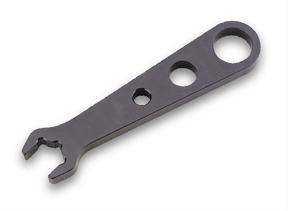 Earl's Performance AN Hose End Wrenches 230406ERL Wrench, End, Aluminum, Black, 11/16 in. Hex Size, Fits -6 Nut, Each