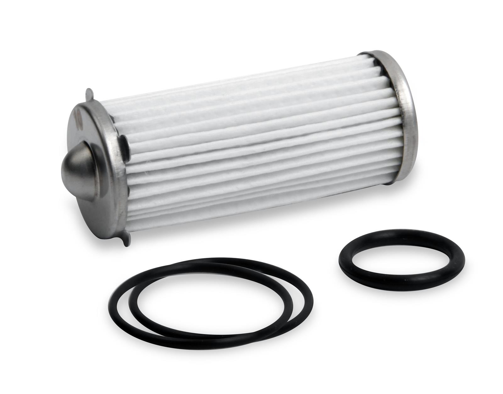 Earl's Performance Replacement Fuel Filter Elements 230617ERL Elements, Replacement, 10 microns, Depth Media, O-rings, for 230610ERL, Flex, Gas, Kit