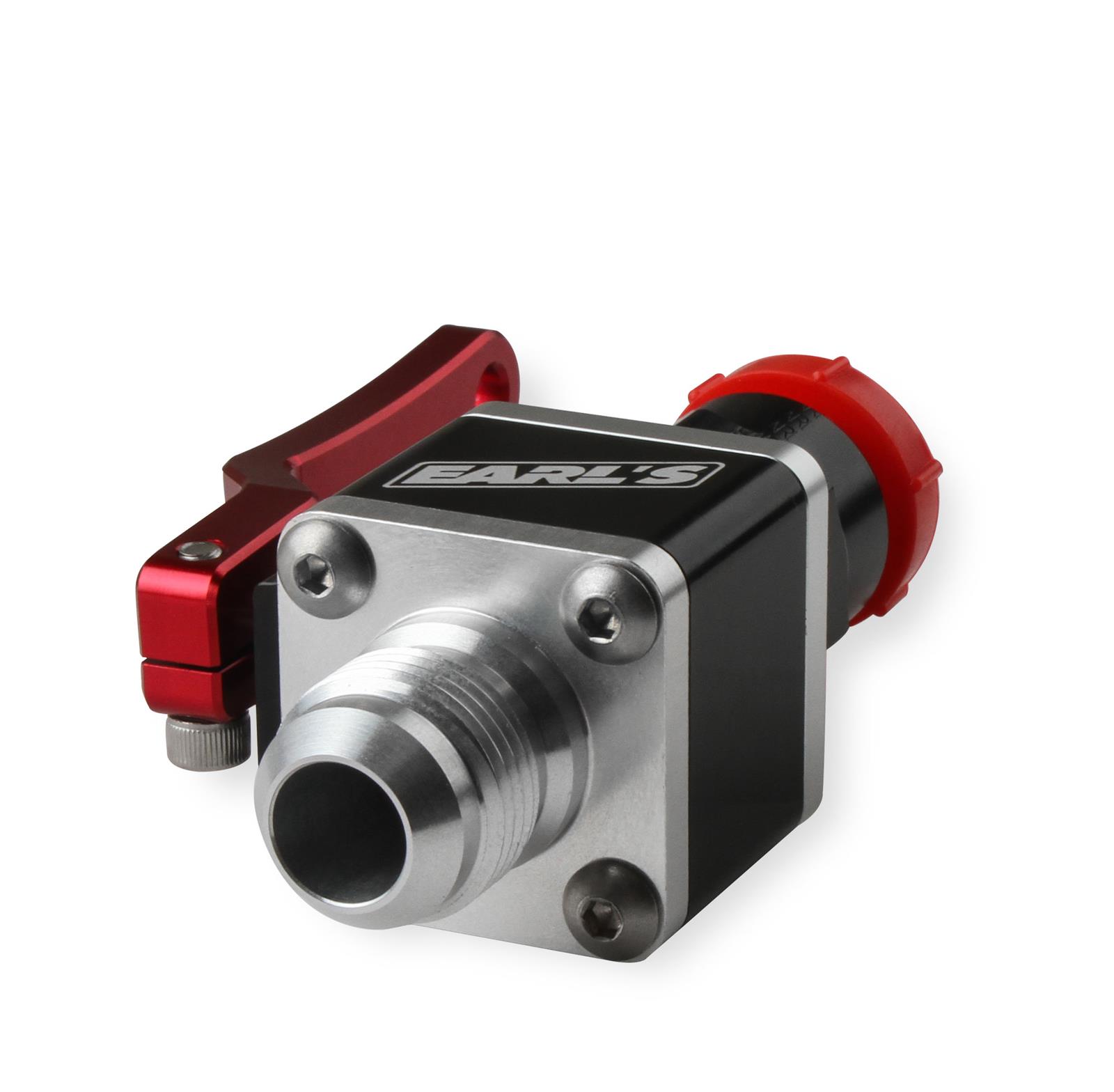 Earl's Performance Shut-Off Valves 230710ERL Ball Valve, -10 AN Male to -10 AN Female, Aluminum, Anodized, Each