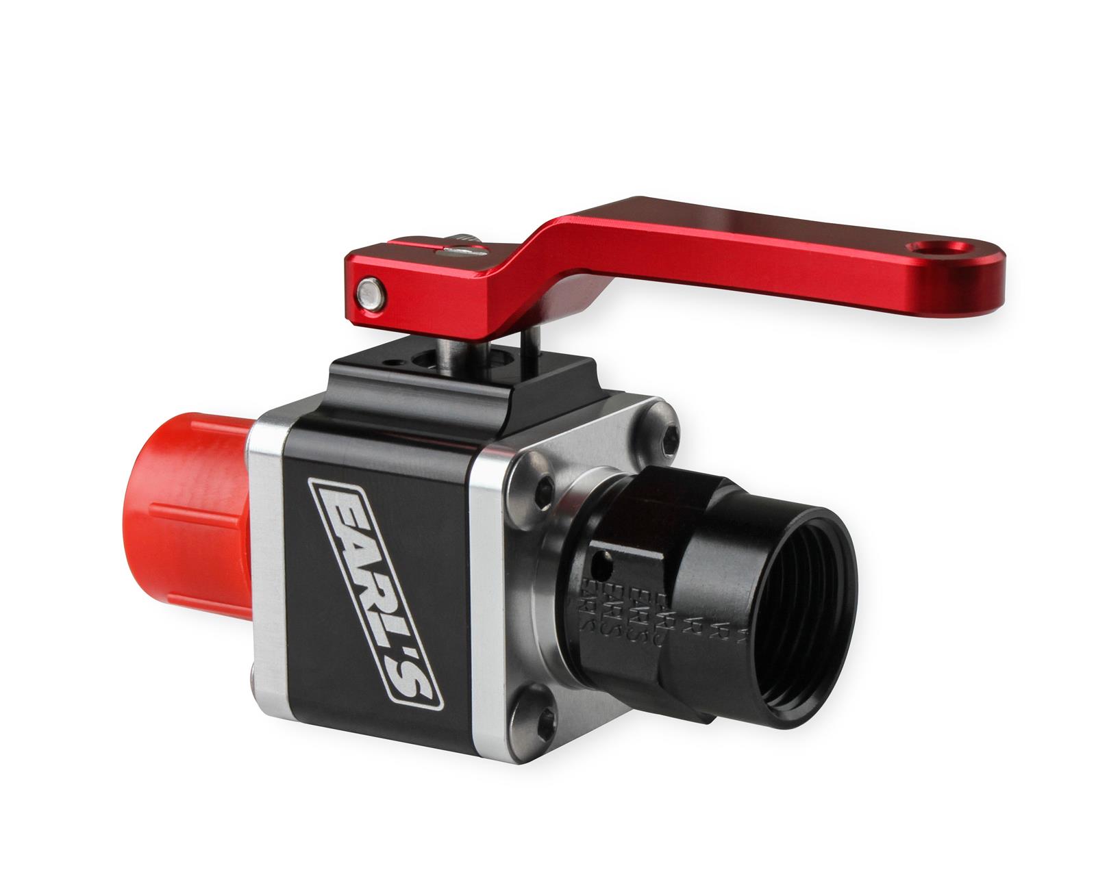 Earl's Performance Shut-Off Valves 230710ERL Ball Valve, -10 AN Male to -10 AN Female, Aluminum, Anodized, Each thumbnail 4