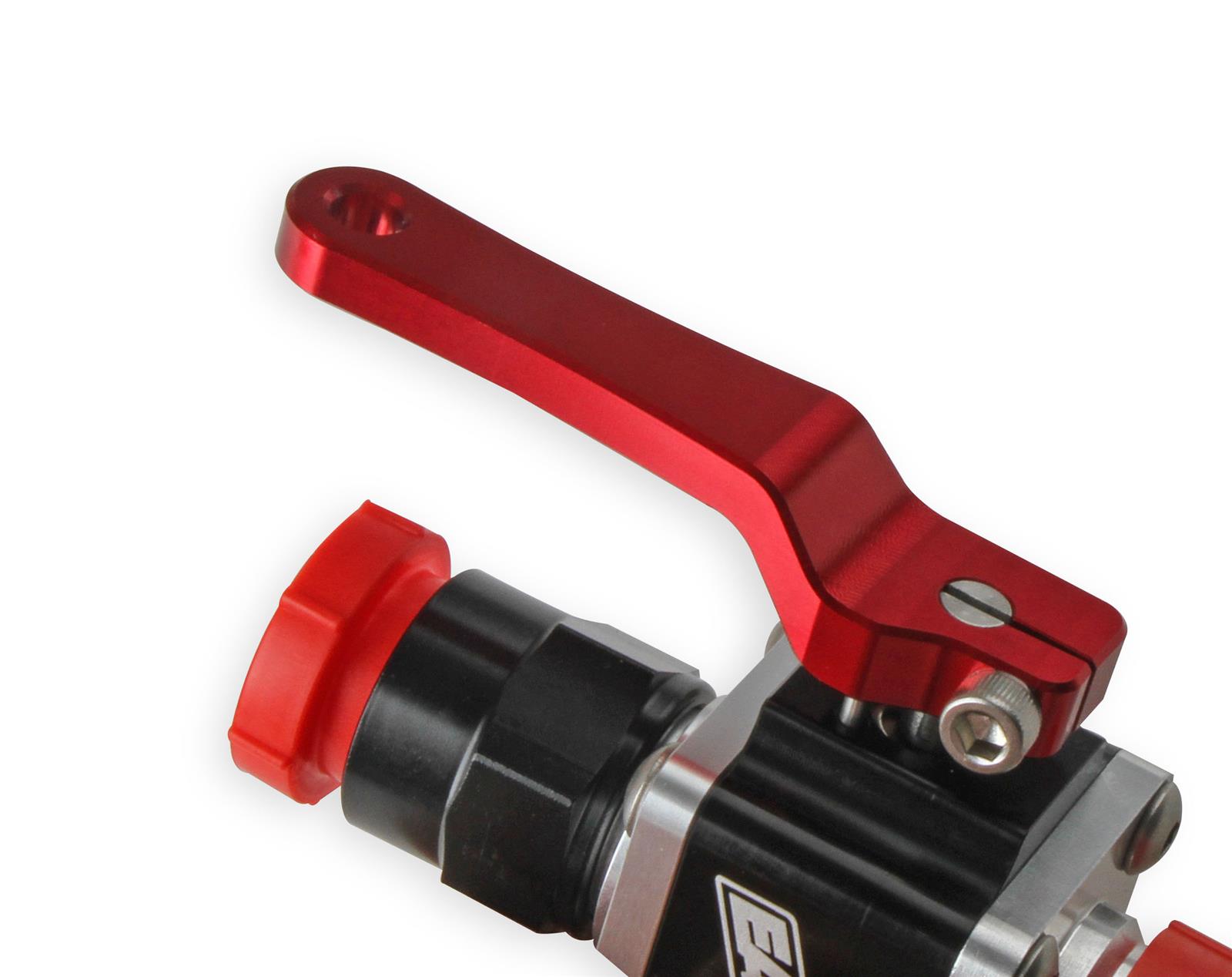 Earl's Performance Shut-Off Valves 230710ERL Ball Valve, -10 AN Male to -10 AN Female, Aluminum, Anodized, Each thumbnail 5
