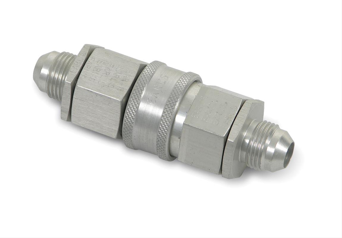Earl's Performance Quick-Disconnect Fittings 240108ERL Quick Disconnect, Male -8 AN, Each thumbnail 2