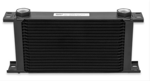 Earl's Performance UltraPro Oil Coolers 416ERL Fluid Coolers, UltraPro, 16-Row, Stacked Plate, 4.80 in. Height, Aluminum, Black, -10 AN O-Ring Female Ports, Oil, Transmission, Differential, Each thumbnail 5