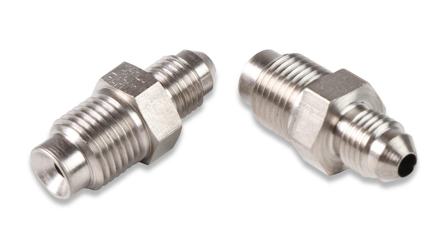 Earl's Performance AN to Inverted Flare Adapter Fittings 562046ERL Fitting, Adapter, Flare, Straight, Steel, Nickel Plated, -3 AN, 1/2-20 in. Flare, Pair thumbnail 5