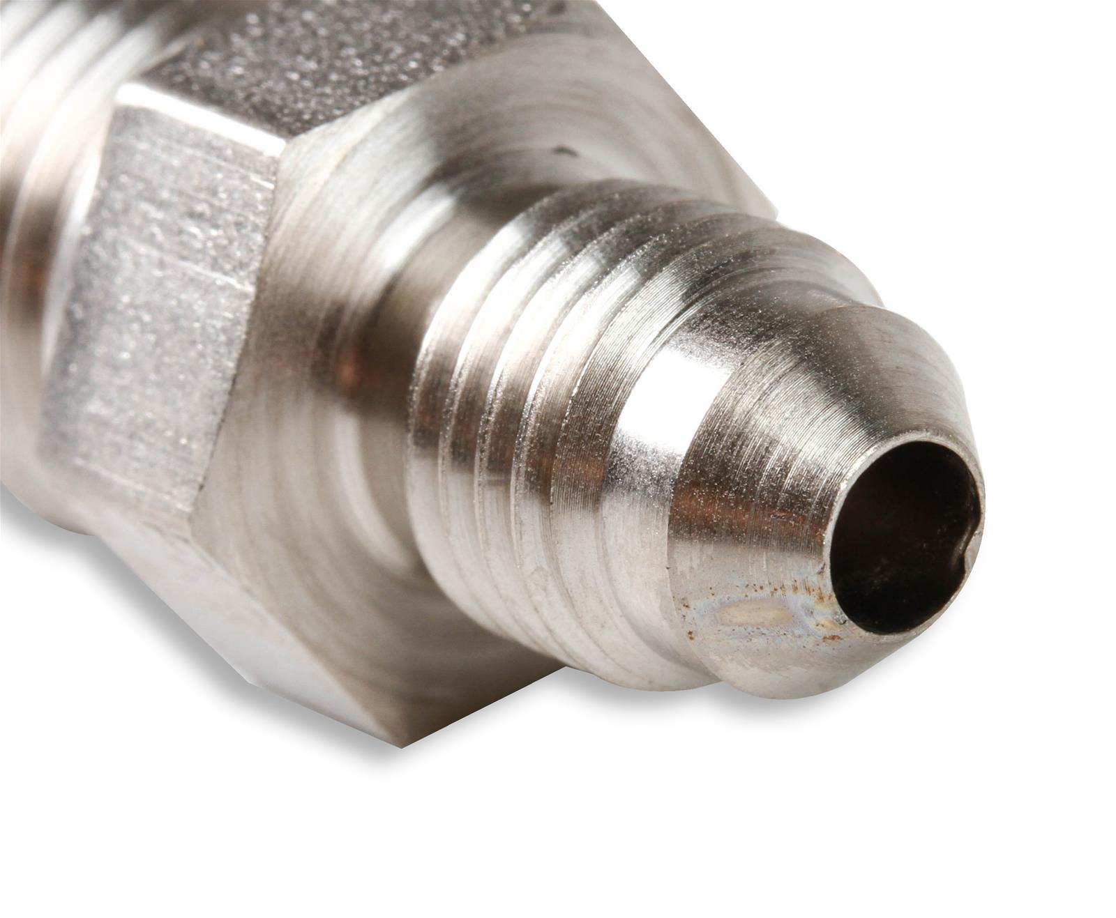 Earl's Performance AN to Inverted Flare Adapter Fittings 562046ERL Fitting, Adapter, Flare, Straight, Steel, Nickel Plated, -3 AN, 1/2-20 in. Flare, Pair thumbnail 2