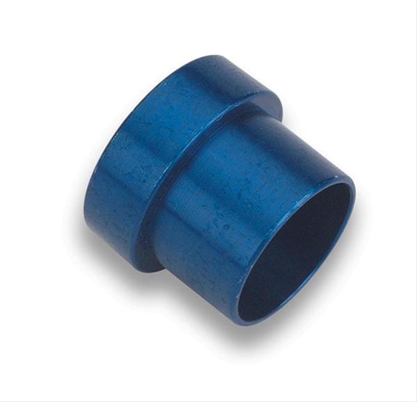 Earl's Performance Sleeves 581903ERL Fitting, Tube Sleeve, -3 AN, Aluminum, Blue Anodized, Pair