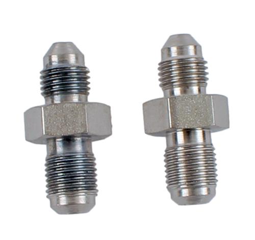 Earl's Performance Brake System Adapters 592032ERL Fittings, Brake, Male -3 AN to Male 10mm x 1.0 Thread, Steel, Nickel Plated, Pair thumbnail 2