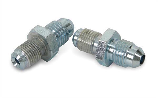Earl's Performance Brake System Adapters 592042ERL Fitting, Adapter, -4 AN to 10mm x 1.0, Steel, Nickel Plated, Pair thumbnail 2