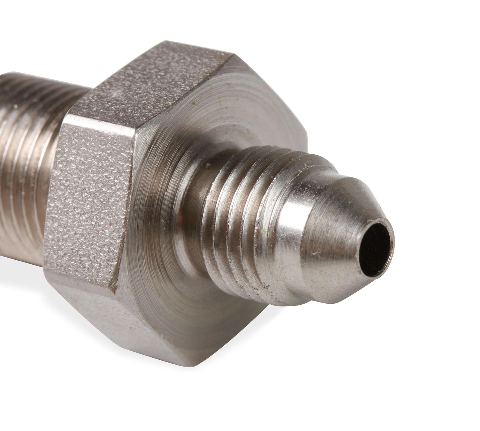 Earl's Performance AN to Metric Adapter Fittings 592053ERL Fitting, Adapter, Threads, Straight, Steel, Nickel Plated, -3 AN, M12 x 1.0, Pair