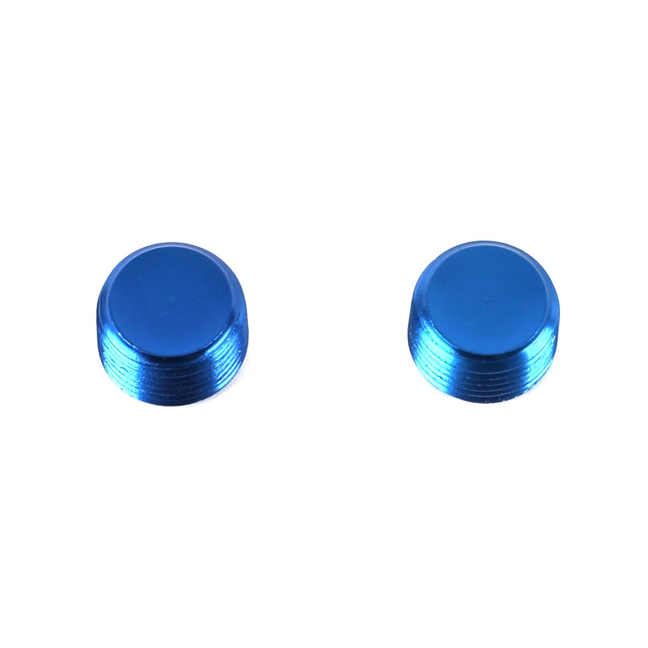 Earl's Performance Plugs 593204ERL Fittings, Internal Allen Head Pipe Plug, 3/8 in. NPT, Aluminum, Blue Anodized, Pair thumbnail 2