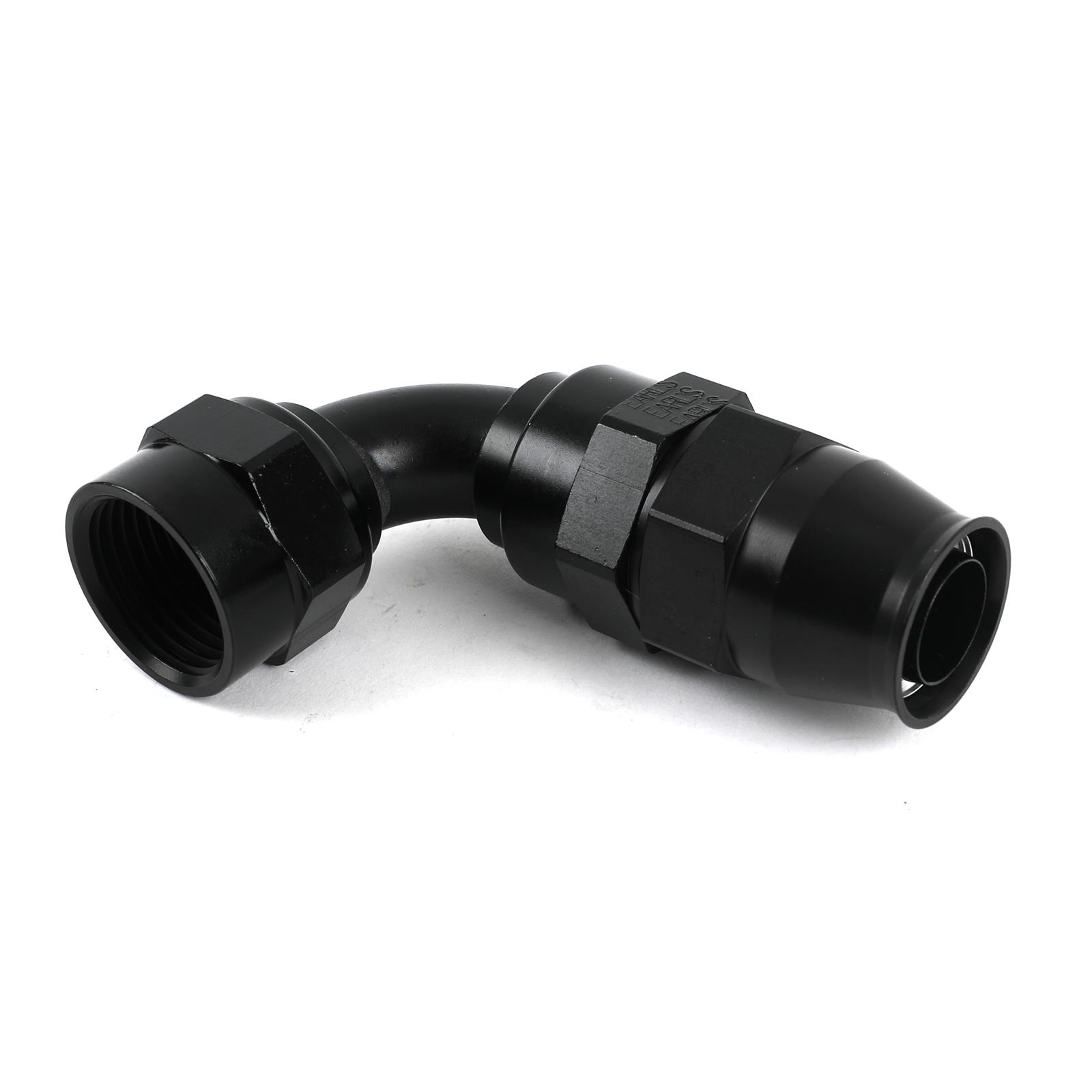 Earl's Performance UltraPro Hose Ends 629112ERL Ends, UltraPro, Reusable Swivel, 90 degree, -12 AN Size, Aluminum, Black Anodized, Each