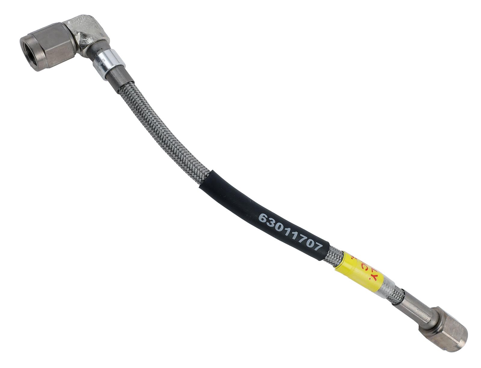 Earl's Performance Speed-Flex Brake Lines 63011707ERL Line, Speed-Flex, Braided Stainless Steel, 7 in., -3 AN 90 Degree Female, -3 AN Straight Female, Each