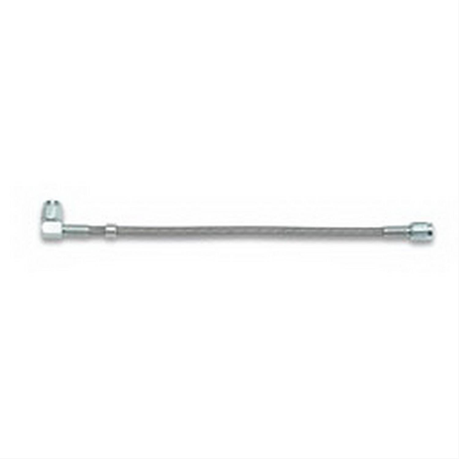 Earl's Performance Speed-Flex Brake Lines 63011716ERL Line, Speed-Flex, Braided Stainless Steel, 16 in., -3 AN 90 Degree Female, -3 AN Straight Female, Each