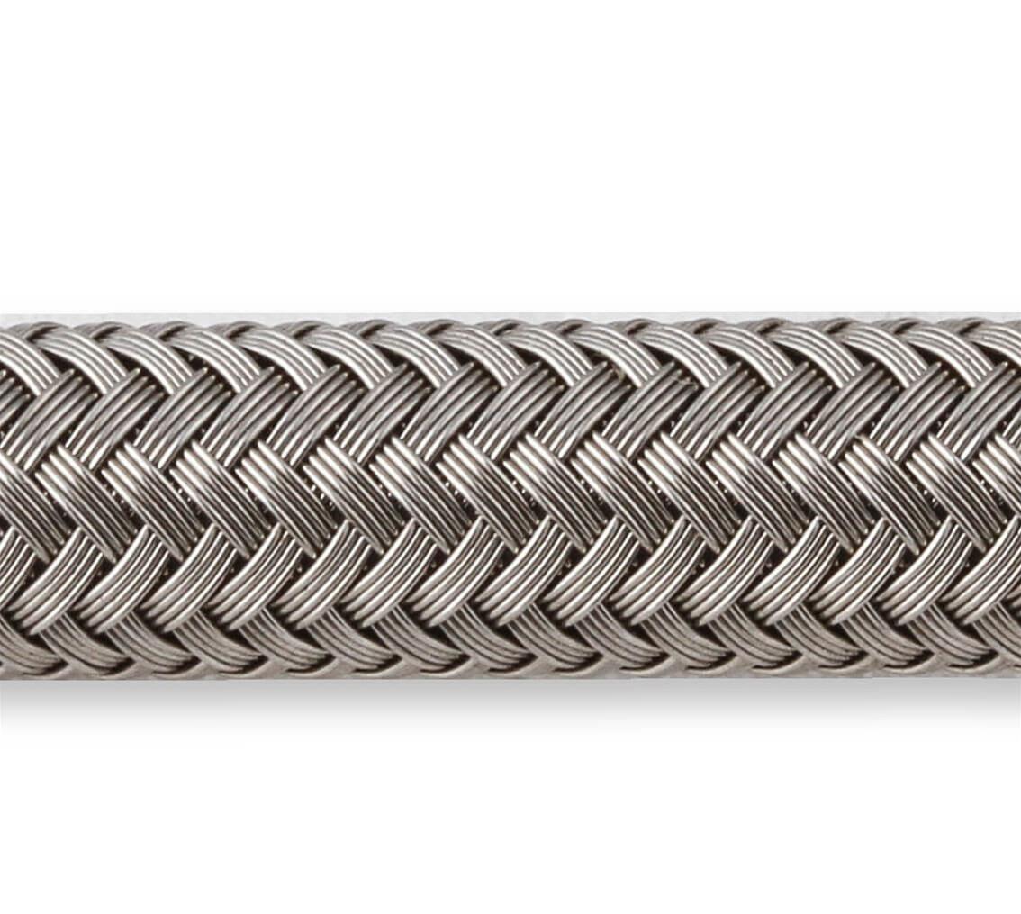 Earl's Performance Speed-Flex Extension Hoses 63151606ERL Hose, Braided Stainless Steel, -3 AN Hose, 1/8 in. NPT Female, 1/8 in. NPT Male, Nickel, 6 in. Length, Each thumbnail 4