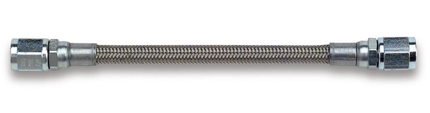 Earl's Performance Speed-Flex Brake Lines 64191912ERL Line, Speed-Flex, Braided Stainless Steel, 12 in., -4 AN Female, -4 AN Female, Each