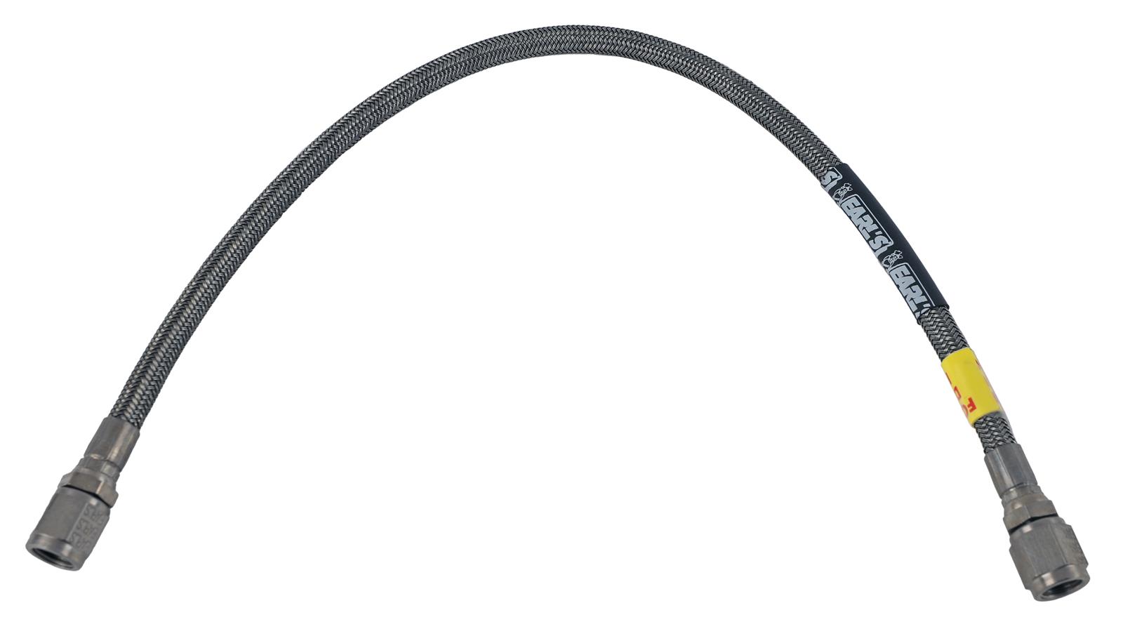 Earl's Performance Speed-Flex Brake Lines 64191916ERL Line, Speed-Flex, Braided Stainless Steel, 16 in., -4 AN Female, -4 AN Female, Each