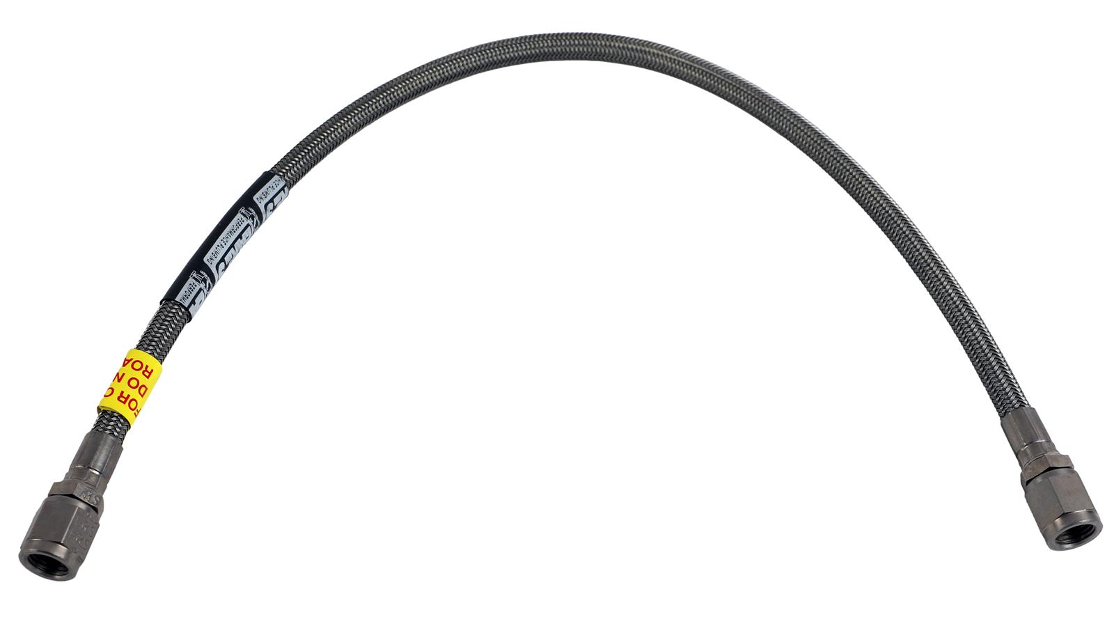 Earl's Performance Speed-Flex Brake Lines 64191918ERL Line, Speed-Flex, Braided Stainless Steel, 18 in., -4 AN Female, -4 AN Female, Each
