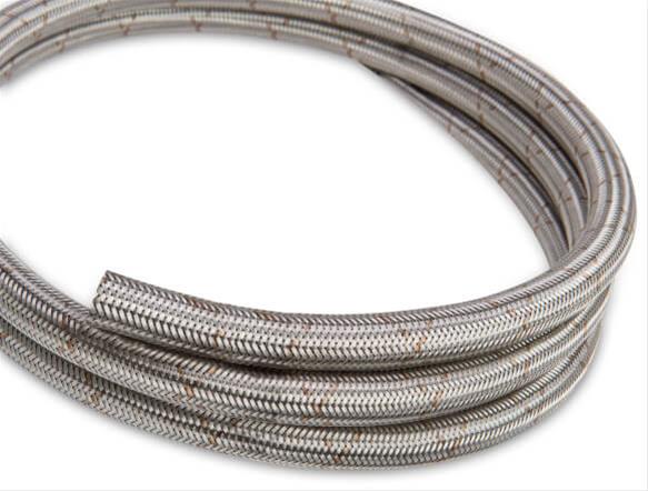Earl's Performance Ultra-Flex 660 Hose -12 AN 6 ft. 660612ERL Hose, Ultra-Flex, Stainless Steel Braided, Natural, AN, Length, Each