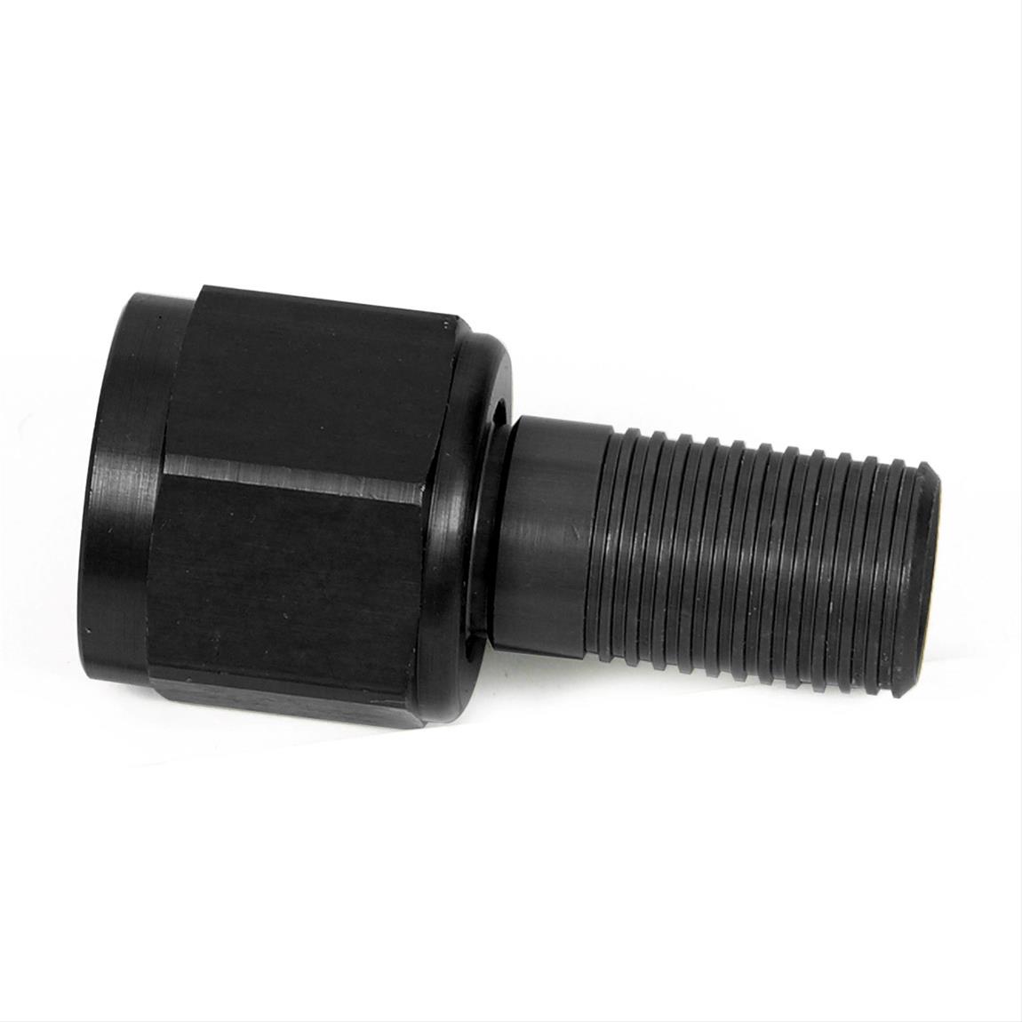 Earl's Performance Ultra-Flex 650 Hose Ends 670110ERL Fitting, End, 650, Straight, -10 AN to Female -10 AN, Aluminum, Clear Anodized, Each