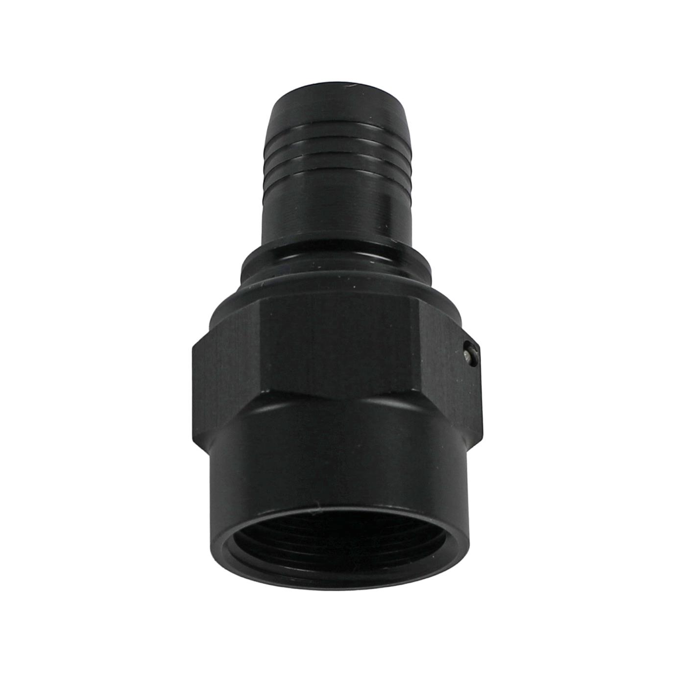 Earl's Performance UltraPro Hose Ends 680110ERL Ends, UltraPro, Crimp Non-swivel, Straight, -10 AN Size, Aluminum, Black Anodized, Each