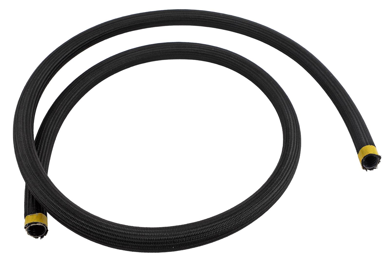 Earl's Performance UltraPro Hoses -12 AN 6 ft. 680612ERL Hose, Hoses, Size, PTFE, Polyester Braid Outer, Black, 250 psi, 6.00 Length, Each
