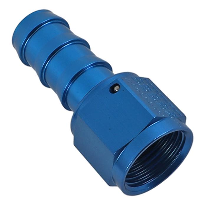 Earl's Performance Super Stock Hose Ends 700111ERL Fitting, End, Stock, Straight, -10 AN to Female -10 AN, Aluminum, Blue, Each