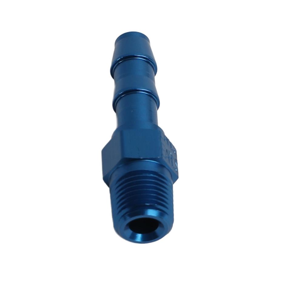 Earl's Performance Super Stock Hose Ends 720142ERL Fitting, End, Stock, Straight, -4 AN to Male 1/8 in. NPT, Aluminum, Blue, Each
