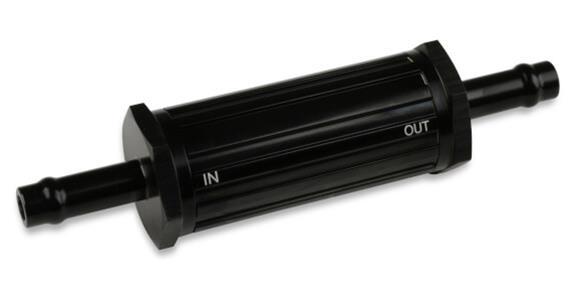 Earl's Performance Vapor Guard 30 Microns Fuel Filter with 0.313 in. Inlet Size 730155ERL Filter, Guard, Inline, 5/16 Inlet, Hose Barb, 5/16 Outlet, Hose Barb, Billet Aluminum, Black, 4.50 Overall Length, Each thumbnail 2