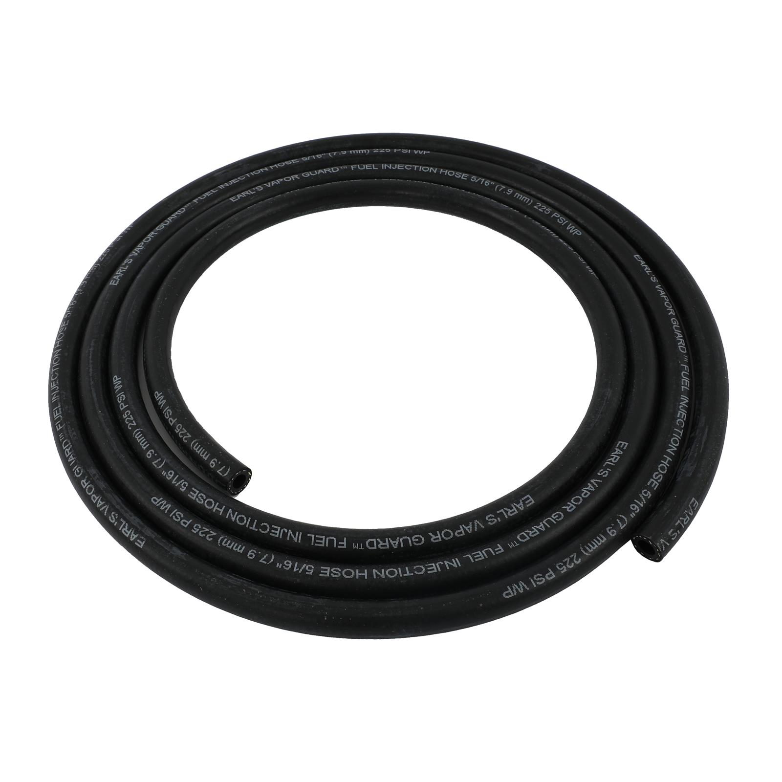 Earl's Performance EFI Vapor Guard Hoses 751055ERL Hose, Guard, 5/16 in. Size, 225 psi, Rubber, Black, 10 ft. Length, Each