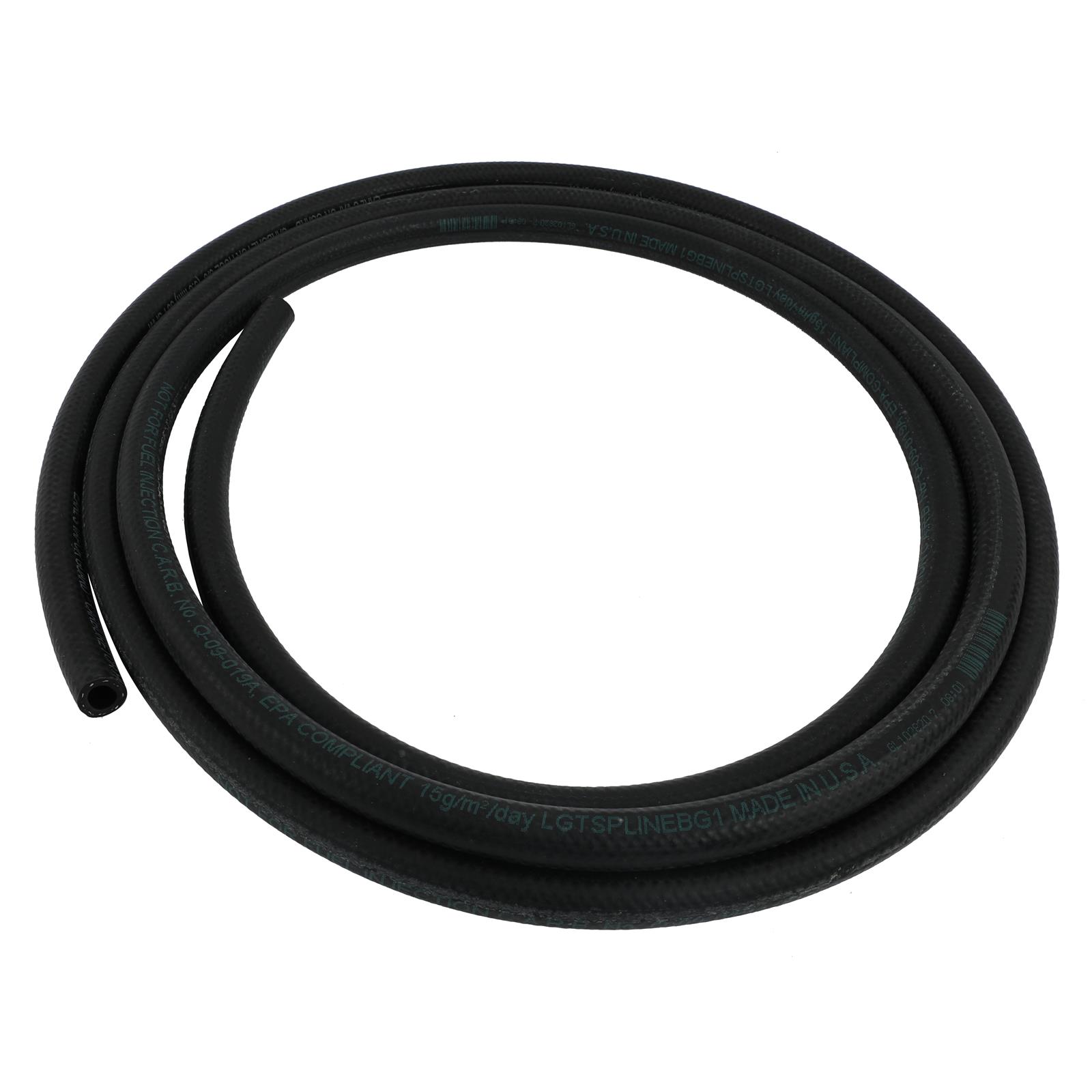 Earl's Performance Carburetor Vapor Guard Hoses 761066ERL Hose, Guard, 3/8 in. Size, 50 psi, Not for Fuel Injection, Rubber, Black, 10 ft. Length, Each