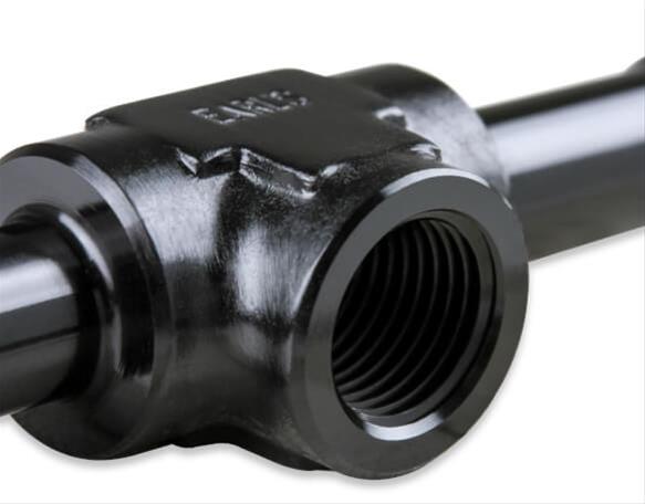 Earl's Performance Vapor Guard Tee Adapter Fittings 782461ERL Fitting, Adapter, 3/8 in. Hose Barb, 3/8 in. Hose Barb, 1/8 in. NPT Female Threads, Aluminum, Black Anodized, Each thumbnail 2