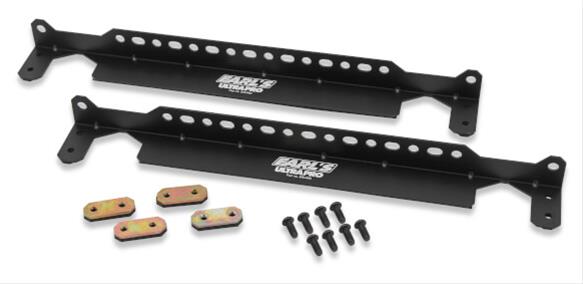 Earl's Performance UltraPro Oil Cooler Mounting Brackets 800ERL Fluid Installation Kit, UltrPro, Aluminum, Black, Kit thumbnail 5