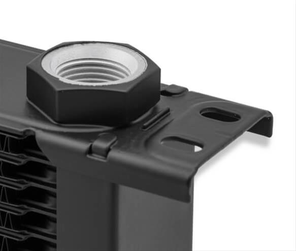 Earl's Performance UltraPro Oil Coolers 825ERL Fluid Coolers, UltraPro, 25-Row, Stacked Plate, 7.60 in. Height, Aluminum, Black, -10 AN O-Ring Female Ports, Engine Oil, Each thumbnail 3