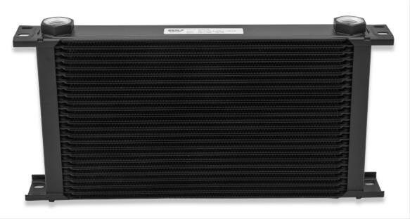 Earl's Performance UltraPro Oil Coolers 825ERL Fluid Coolers, UltraPro, 25-Row, Stacked Plate, 7.60 in. Height, Aluminum, Black, -10 AN O-Ring Female Ports, Engine Oil, Each thumbnail 5