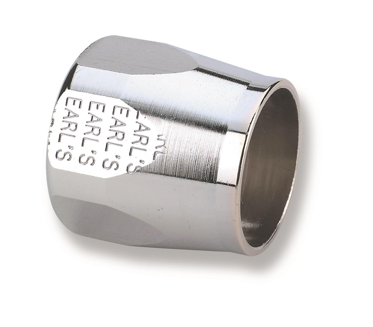 Earl's Performance Econ-O-Fit Hose Clamps 900306ERL Clamp, Econ-O-Fit, -6 AN, Stainless Clamp, Chrome Aluminum Cover, 35/64 in. OD, Each