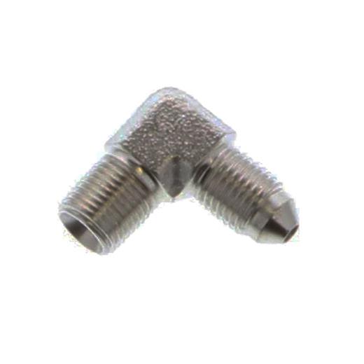 Earl's Performance AN to NPT Adapter Fittings 962203ERL Fitting, Adapter, NPT, 90 Degree, Steel, Zinc, -3 AN, 1/8 in. NPT, Each thumbnail 3