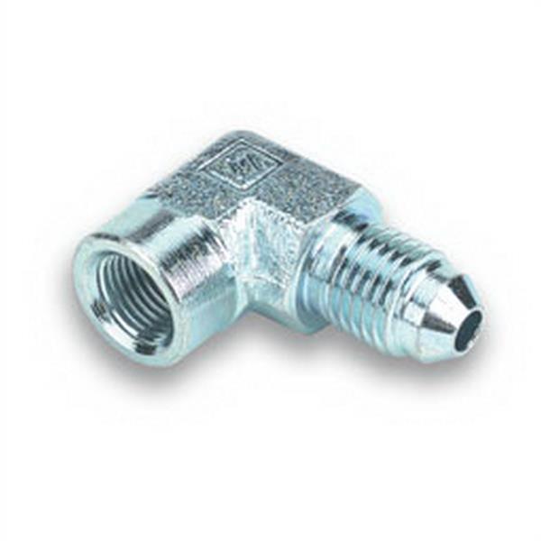 Earl's Performance Reducers 968604ERL Fitting, Adapter, AN to NPT, 90 Degree, Steel, Zinc, -4 AN, 1/8 in. NPT, Each thumbnail 2