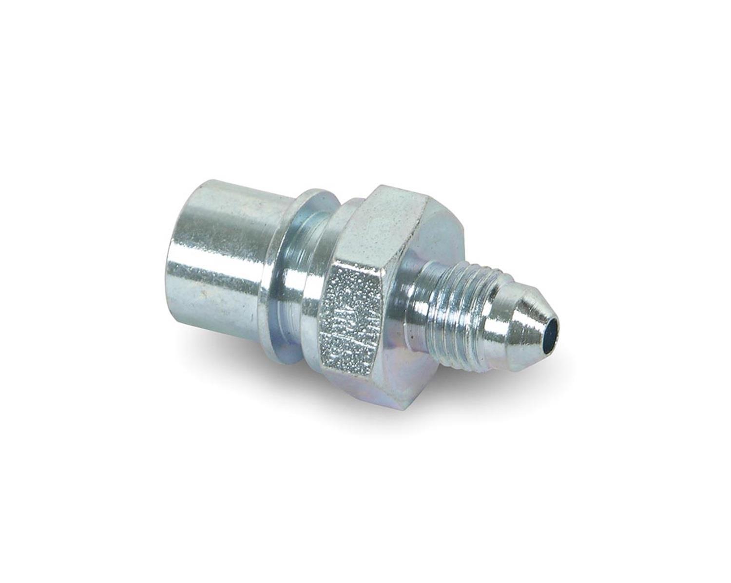 Earl's Performance Brake System Adapters 989531ERL Fitting, Adapter, Tubing Adapter -3 AN to 3/8"-24 Female, Steel, Zinc Plated, Each