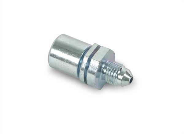 Earl's Performance Brake System Adapters 989538ERL Fitting, Adapter, Tubing Adapter -3 AN to 10mm x 1.0 Inverted Flare, Steel, Each thumbnail 2