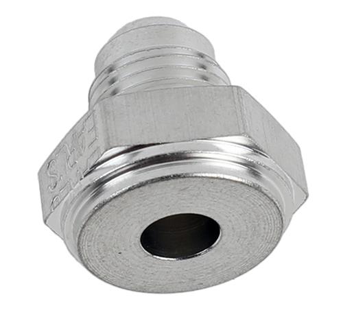Earl's Performance Weld Fittings 997106ERL Fitting, Bung, Weld-In, Male 6 AN, Bare Aluminum, Each thumbnail 2