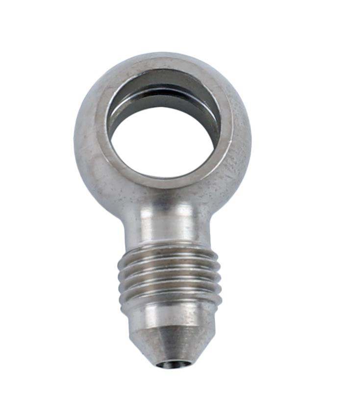 Earl's Performance Brake System Adapters 997603ERL Fitting, Brake, Male -3 AN to Banjo 3/8 in., Steel, Nickel Plated, Each thumbnail 2