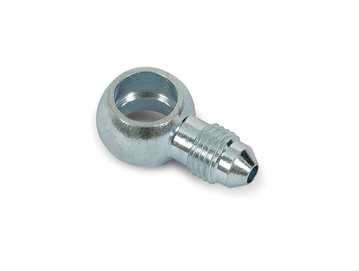 Earl's Performance Brake System Adapters 997634ERL Fitting, Brake, Male -3 AN to Banjo 7/16 in., Steel, Nickel Plated, Each thumbnail 2